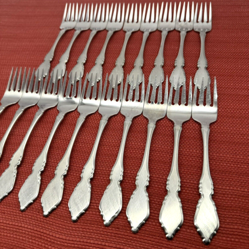 OCQ Stainless by Oneida USA Set/19 CLASSIC MOOD/DEAUVILLE/PRESCOTT Salad Forks