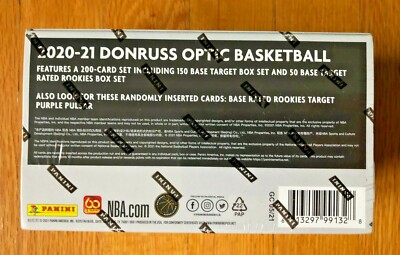 2020-21 Panini NBA Donruss Optic Basketball COMPLETE 200 Card Set