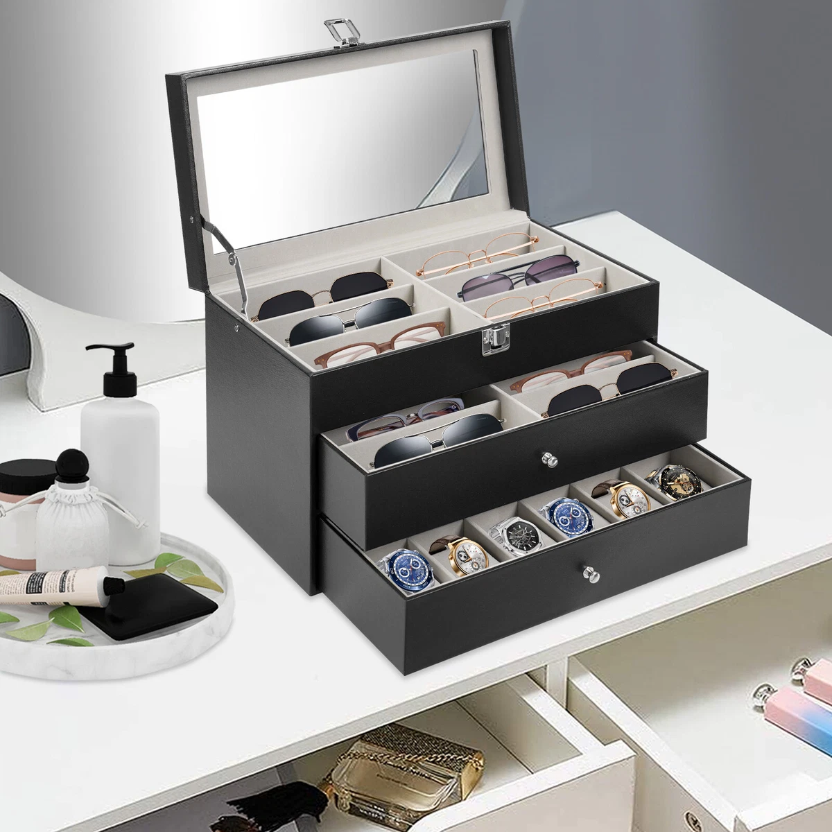 Glass Watch Storage Boxes for sale | eBay