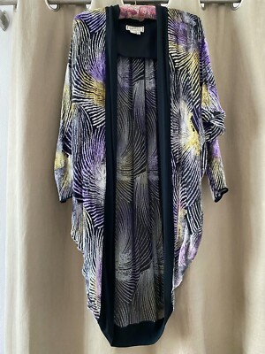 Vintage JANICE WAINWRIGHT 70s JACKE Burn Out COVER UP birtwell clark ossie vibe