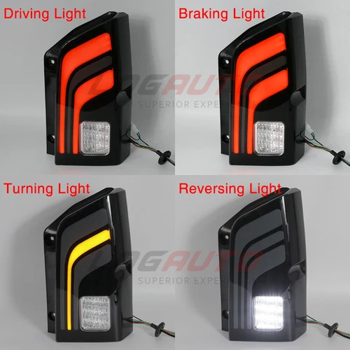 Luz trasera LED freno trasero señal de giro lámpara conducción para 2005-12 issan pathfinder - Imagen 11 de 12
