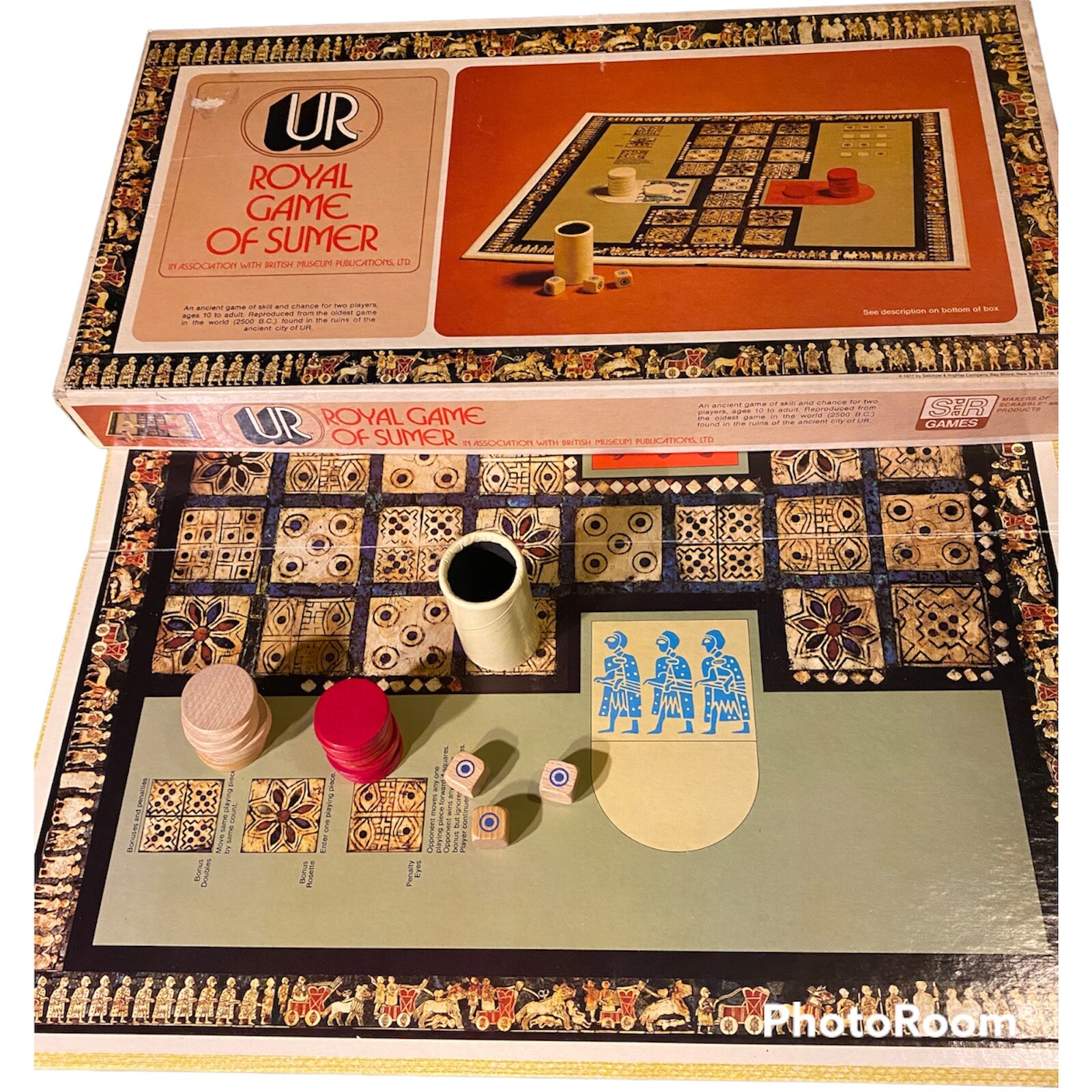 UR Royal Game Of Summer Board Game #88 1977 Selchow & Righter COMPLETE ...