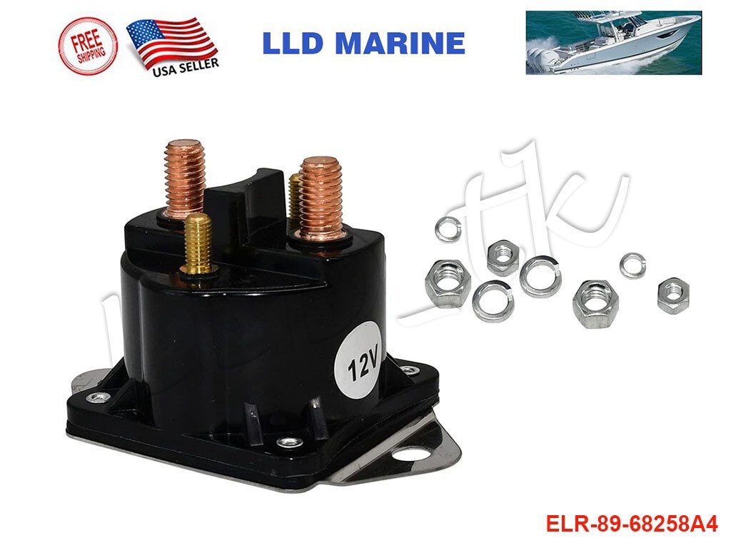 89-68258 89-68258A4 Mercury Mercruiser Marine Starter Solenoid  