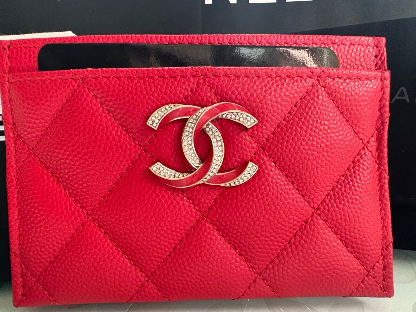 New Chanel 23P Black Vanity Case Caviar Leather Heart Crush Gold Hardware  Classic Mini Flap Bag Rectangular Medium handbag pearl sweetheart, Luxury,  Bags & Wallets on Carousell