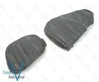 Lederimitat Sitzbezug Schwarz Passend FüR Royal Enfield Himalayan 411Cc @Us