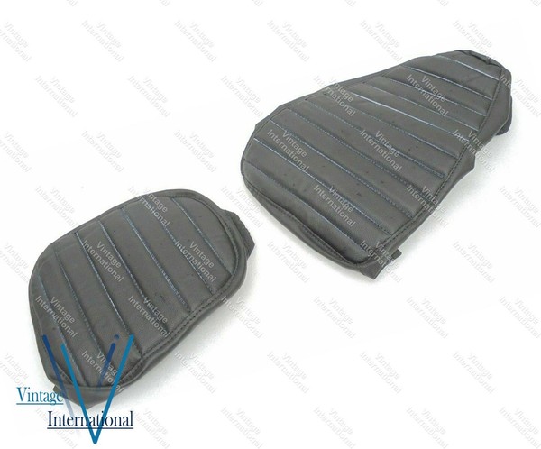 Lederimitat Sitzbezug Schwarz Passend FüR Royal Enfield Himalayan 411Cc @Us-image