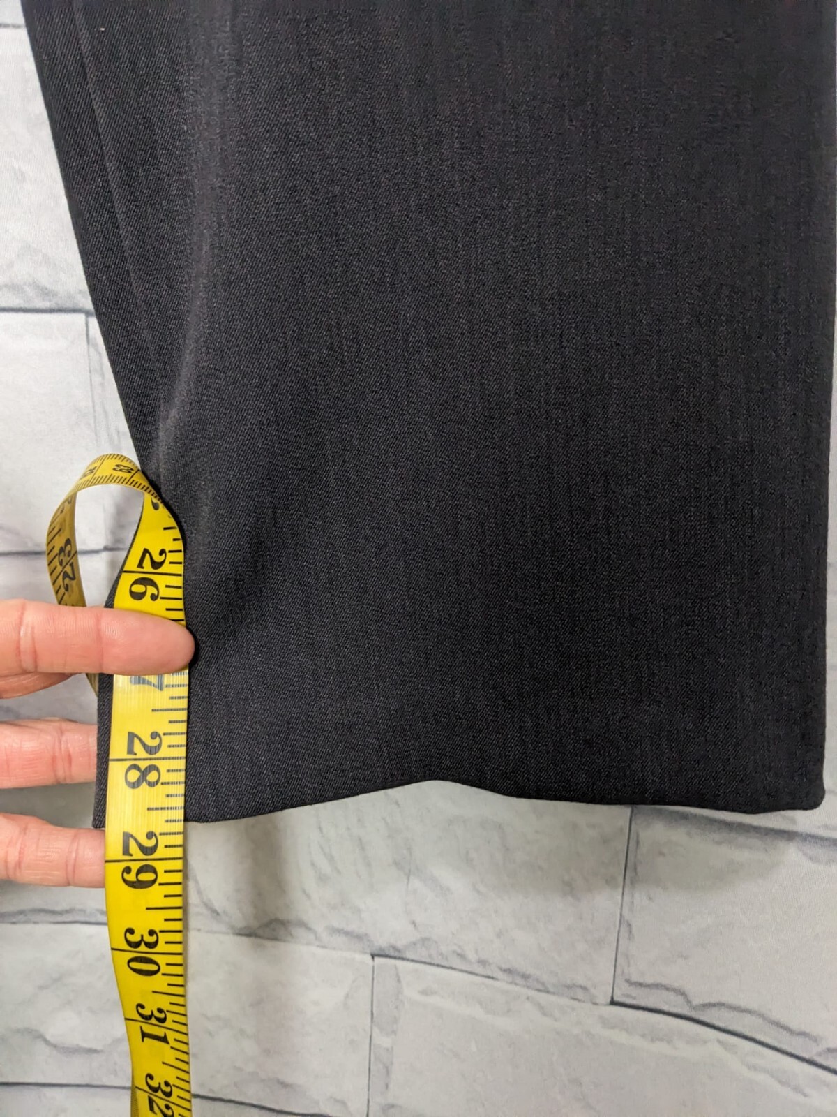 Christopher And Banks Women's Solid Gray Dress Pa… - image 13