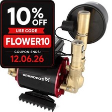 Grundfos Watermill Amazon STN - 3.0 Bar Twin Impeller Negative Head Shower Pump