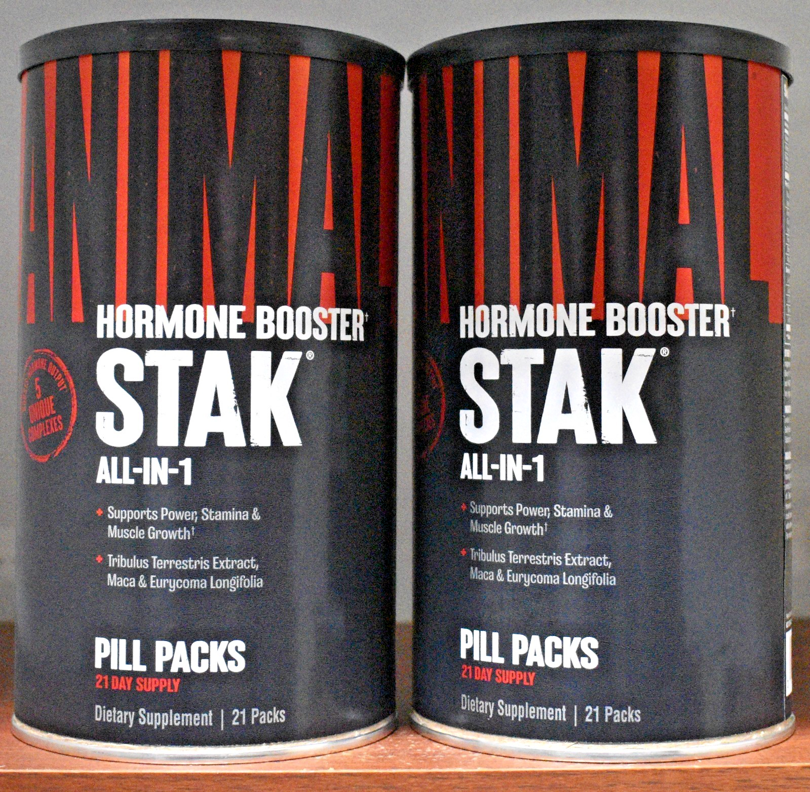 Stack Pak Lot of(2)Universal Nutrition Animal Stak 21 Packs Anabolic Hormone ...