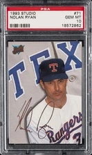 1993 STUDIO #71 NOLAN RYAN PSA 10