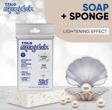 Esponjabon T-Tao Concha Nacar Soap Sponge, Mother of Pearl