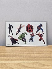 8 Marvel Avengers Superheros Temporary Tatoos