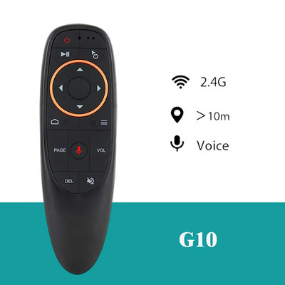 G10S PRO Universal Voice Remote Control 2.4G Wireless,Backlit,Ir Learning,Gyrosc