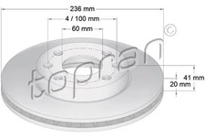 Disque de frein Opel ASCONA