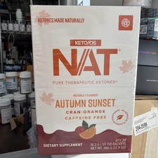  Pruvit KETO OS NAT AUTUMN SUNSET CRAN - ORANGE CAFFEINE FREE 20 PK. New