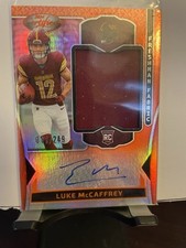 2024 Panini Certified - Freshman Fabric Mirror Signatures Luke McCaffrey...