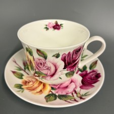 Jumbotasse & UT  Roy Kirkham  Made in England Englisch Summer Roses 