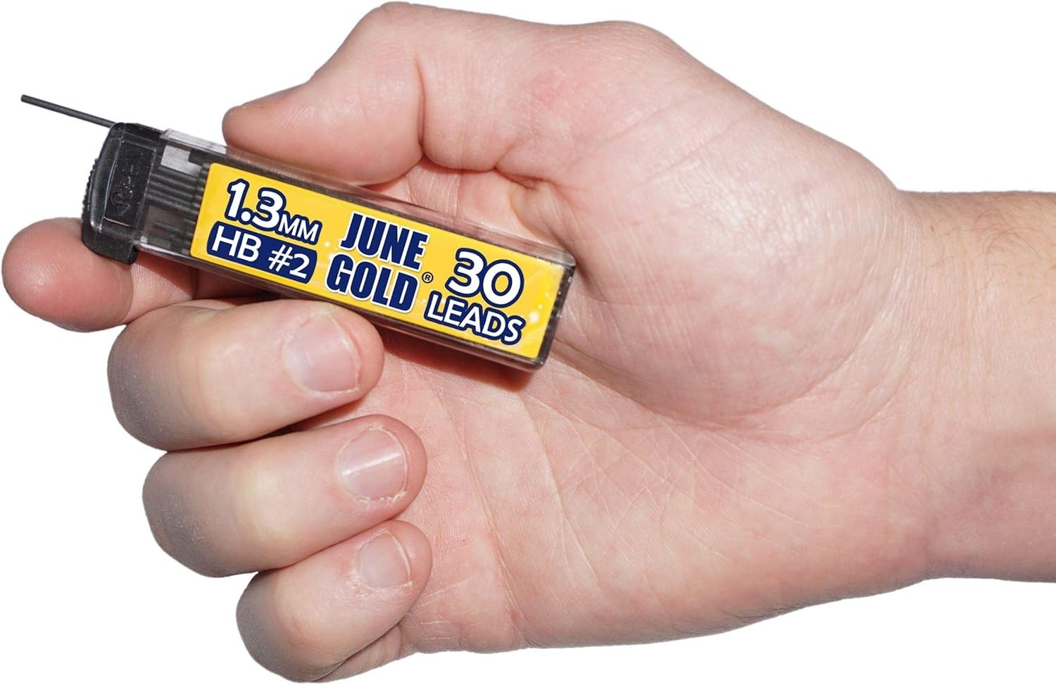 120 Pieces, 1.3 mm HB Lead Refills, 30 Pieces Per Dispenser, Medium Bold Thic...