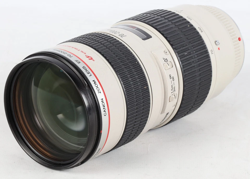 Lente zoom enfoque automático Canon 70-200 mm f/2,8 L USM EF, sin tapas Foto 3 de 4