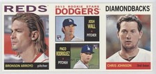 2013 Topps Heritage Advertising Panel Boxloaders Bronson Arroyo Josh Wall 0b0