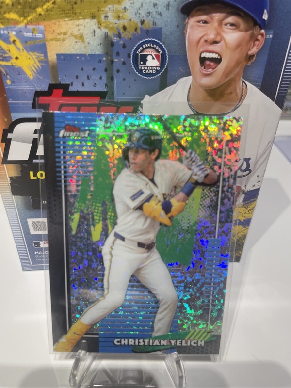 2026 TOPPS FINEST MINI DIAMOND REFRACTOR #49 CHRISTIAN YELICH BREWERS