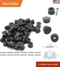 60Pcs round Rubber Feet Bumpers, 3/4" 19Mm W X 7/16" 11Mm H, Non-Slip Cuttin