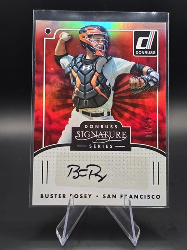Buster Posey #SGS-BP 2016 Panini Donruss Signature Series card