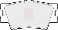Brake Pads Set fits TOYOTA RAV4 2.0 Rear 2006 on 0446606070 0446606090 Apec Blue