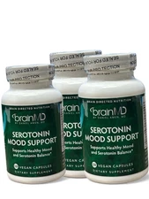 3X Dr Amen Serotonin Mood Support - For Healthy Serotonin Balance -Vegan Capsule