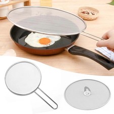 Splatter Screen for Frying Pan Stainless Steel Fine Mesh Grease Splatter Guard