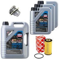 MotoröL Filter Set Top Tec 4600 5W-30 8 Liter + Schraube FüR Opel Movano Vivaro