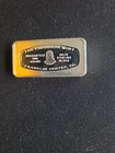 1972 Continental Bank Chicago Illinois Franklin Mint 2oz 925 Silver bar C5103