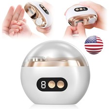 Electric Nail Clipper LED Nail File Automatic Trimmer with 3-Speed Adjustment