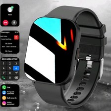 2.01 Inch Smartwatch, HD Wireless Call 100 Sport Mode Smartwatches, Full Touch