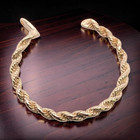 ESTATE SOLID 14K YELLOW GOLD 2mm 7/8" HOOP STUD EARRING JACKETS #8090 — photo 2