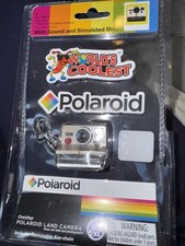 Worlds Coolest Smallest POLAROID LAND CAMERA Toy Miniature Mini OneStep Keychain