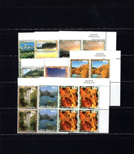 New Zealand 1361-65 Nature Corner Blocks of 4 1996 VF MNH Complete Set LG