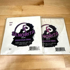 2 Sets Senorita Ukulele Strings No. 11 - 1 set E O Mari LaBella Nylon Uke NEW