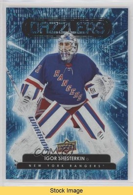 2022 Upper Deck Extended Series Dazzlers Blue Igor Shesterkin #DZ-127 READ 16uz