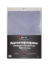 Newspaper Sleeves 14x19 Clear Protection for Archival Storage