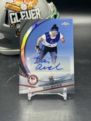 Dani Aravich 2026 Topps Chrome USA Olympics Auto (JM)