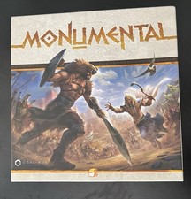 Monumental Deluxe Edition Miniatures Board Game by Funforge COMPLETE Box
