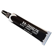 ProGrade Black Rubberized Speaker Repair Adhesive Glue 1 oz Dries Black