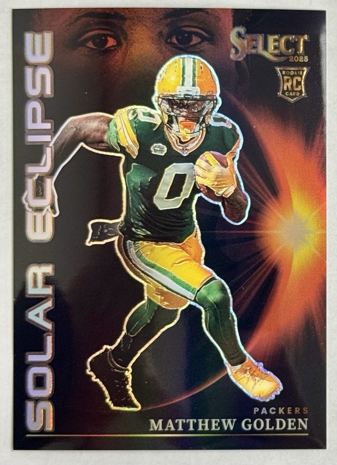 2025 Panini Select Matthew Golden Rookie Solar Eclipse Case Hit SSP #21 Packers
