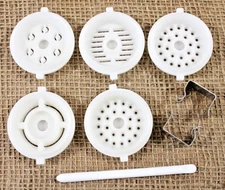 Kitchen Aid Pasta Maker Food Meat Grinder Pasta Plates Accessory Parts SNFGA EX