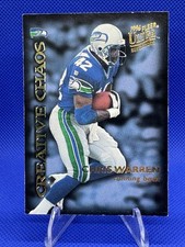 1996 Fleer Ultra Sensations - Creative Chaos Curtis Martin, Chris Warren #3
