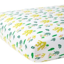 Boutique Biscuit 350 TC Cotton Sateen Cactus Baby Toddler Crib Sheet Made in USA