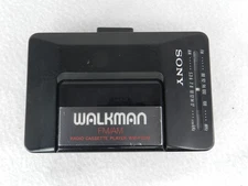Sony Walkman WM-F2015 AM/FM Cassette Player Black 1990s Vintage Parts Repair