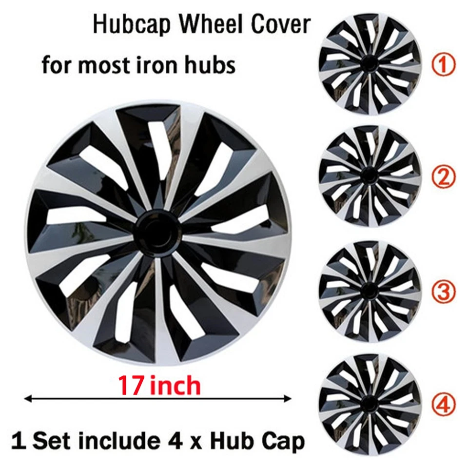 Tapacubos completos 4 piezas 17" llantas R17 para Pontiac G6 2007-2010 Foto 2 de 4