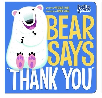 Bear Says Thank You Board Book Toddler Manners Book Kids Learning Gratitude Ages